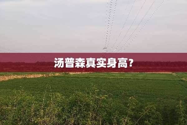 汤普森真实身高？