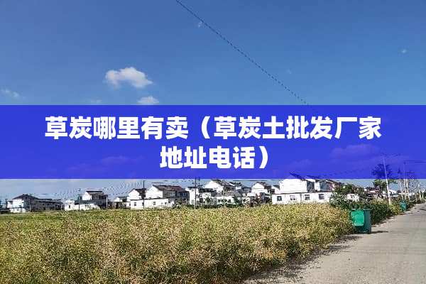 草炭哪里有卖（草炭土批发厂家地址电话）