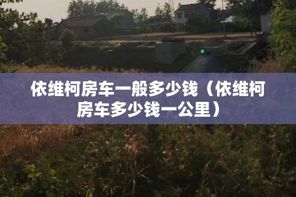 依维柯房车一般多少钱（依维柯房车多少钱一公里）