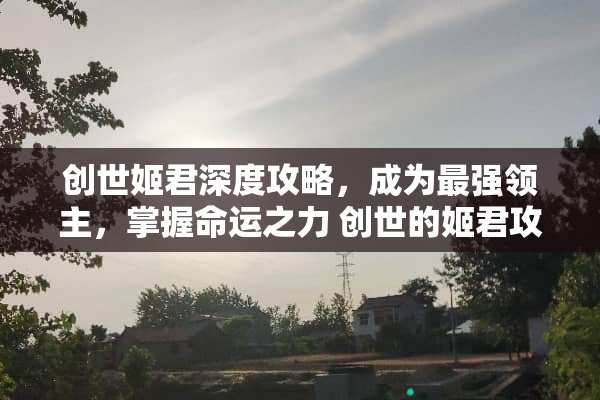 创世姬君深度攻略，成为最强领主，掌握命运之力 创世的姬君攻略