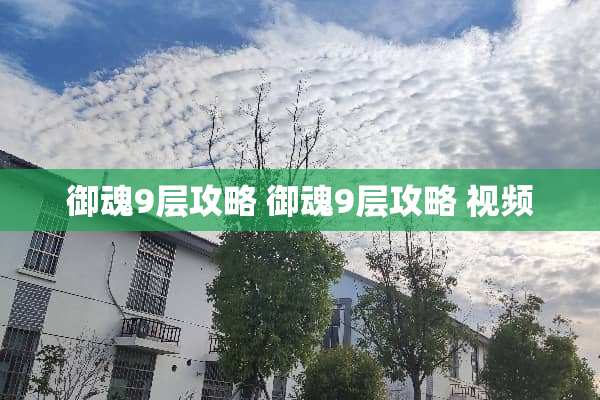 御魂9层攻略 御魂9层攻略 视频