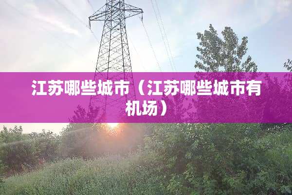 江苏哪些城市（江苏哪些城市有机场）