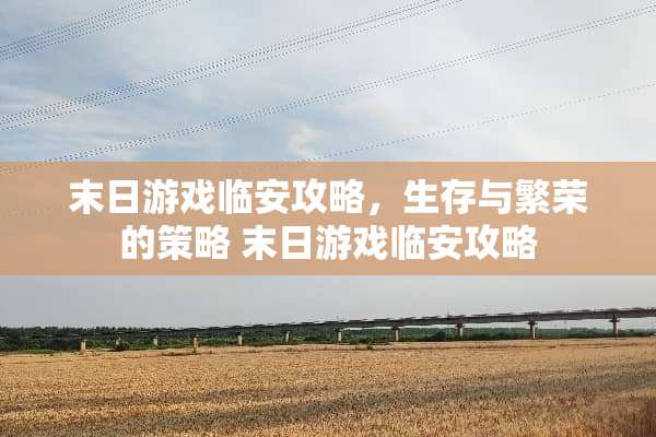 末日游戏临安攻略，生存与繁荣的策略 末日游戏临安攻略