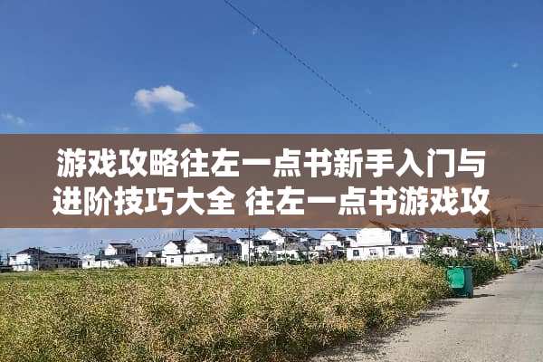 游戏攻略往左一点书新手入门与进阶技巧大全 往左一点书游戏攻略 游戏攻略往左一点书新手入门与进阶技巧大全 往左一点书游戏攻略