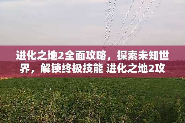 进化之地2全面攻略，探索未知世界，解锁终极技能 进化之地2攻略