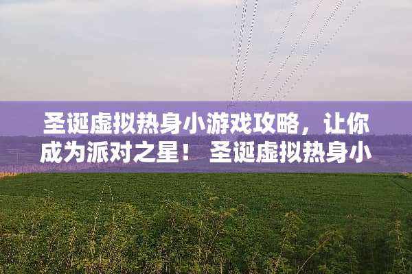 圣诞虚拟热身小游戏攻略，让你成为派对之星！ 圣诞虚拟热身小游戏攻略