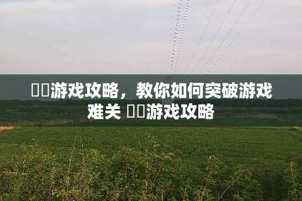 囧囧游戏攻略，教你如何突破游戏难关 囧囧游戏攻略