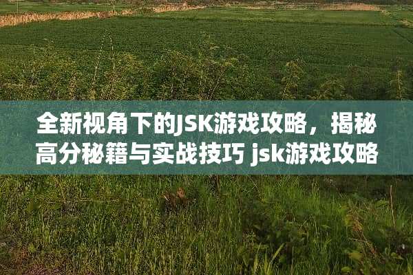 全新视角下的JSK游戏攻略，揭秘高分秘籍与实战技巧 jsk游戏攻略
