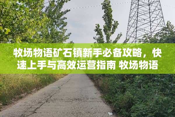 牧场物语矿石镇新手必备攻略,快速上手与高效运营指南 牧场物语矿石镇攻略