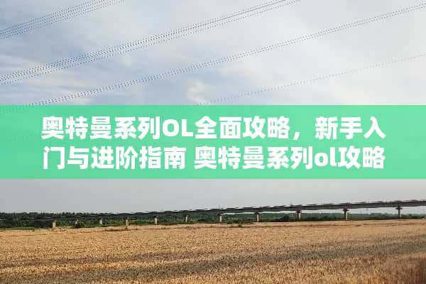 奥特曼系列OL全面攻略，新手入门与进阶指南 奥特曼系列ol攻略