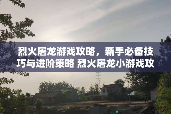 烈火屠龙游戏攻略，新手必备技巧与进阶策略 烈火屠龙小游戏攻略