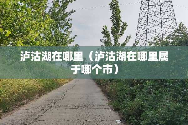 泸沽湖在哪里（泸沽湖在哪里属于哪个市）