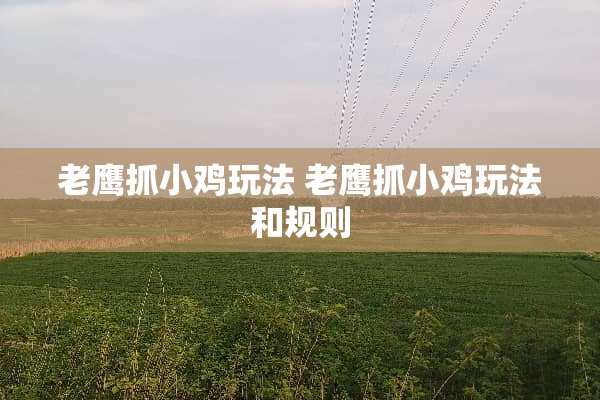 老鹰抓小鸡玩法 老鹰抓小鸡玩法和规则