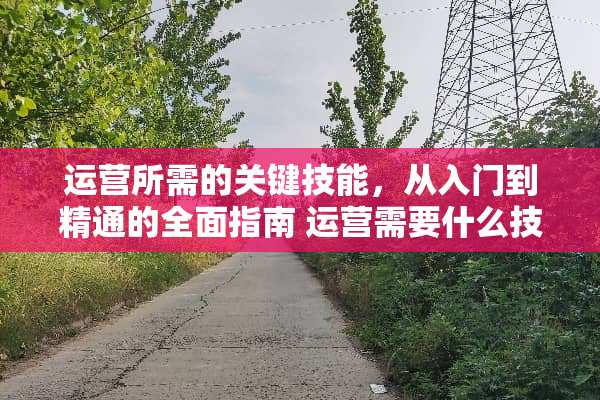 运营所需的关键技能，从入门到精通的全面指南 运营需要什么技能