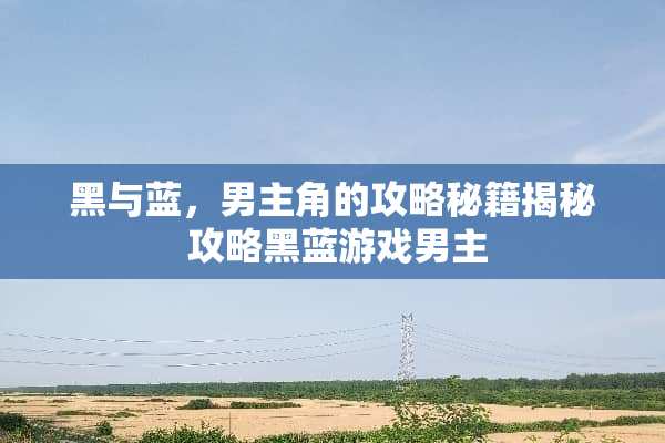 黑与蓝,男主角的攻略秘籍揭秘 攻略黑蓝游戏男主 黑与蓝,男主角的攻略秘籍揭秘 攻略黑蓝游戏男主