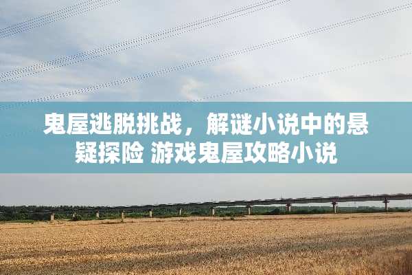 鬼屋逃脱挑战，解谜小说中的悬疑探险 游戏鬼屋攻略小说