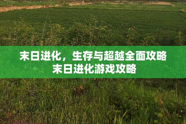 末日进化，生存与超越全面攻略 末日进化游戏攻略