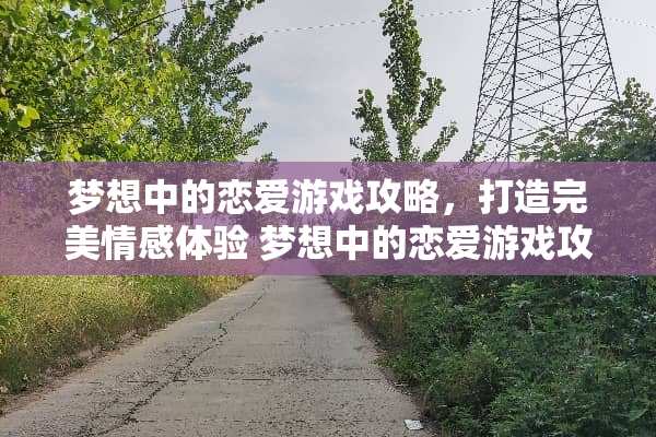 梦想中的恋爱游戏攻略，打造完美情感体验 梦想中的恋爱游戏攻略