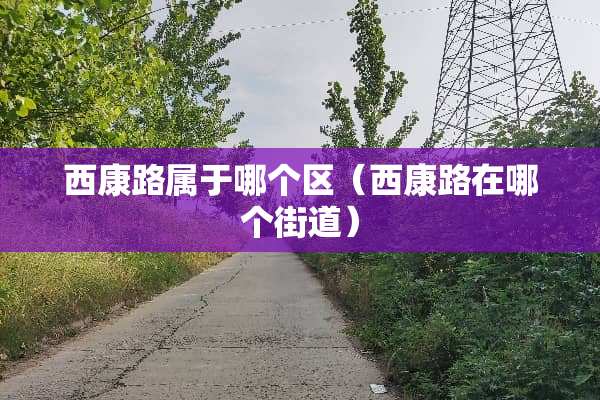 西康路属于哪个区（西康路在哪个街道）