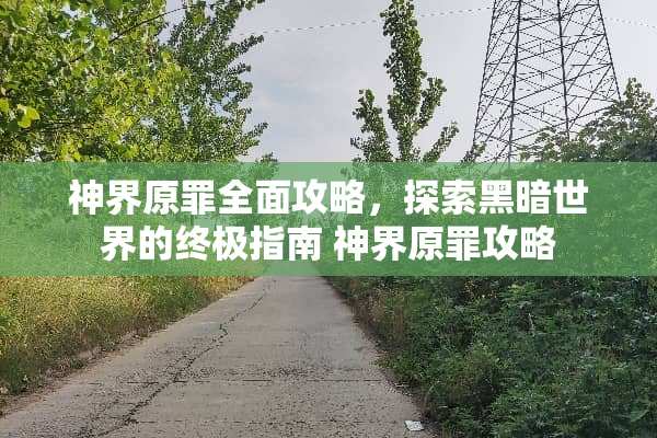 神界原罪全面攻略，探索黑暗世界的终极指南 神界原罪攻略
