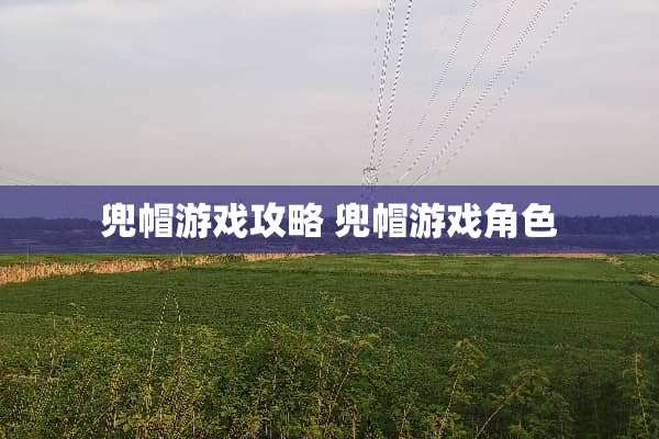 兜帽游戏攻略 兜帽游戏角色