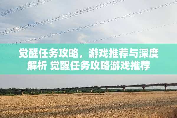 觉醒任务攻略，游戏推荐与深度解析 觉醒任务攻略游戏推荐