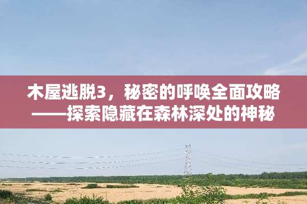 木屋逃脱3，秘密的呼唤全面攻略——探索隐藏在森林深处的神秘木屋 木屋游戏攻略