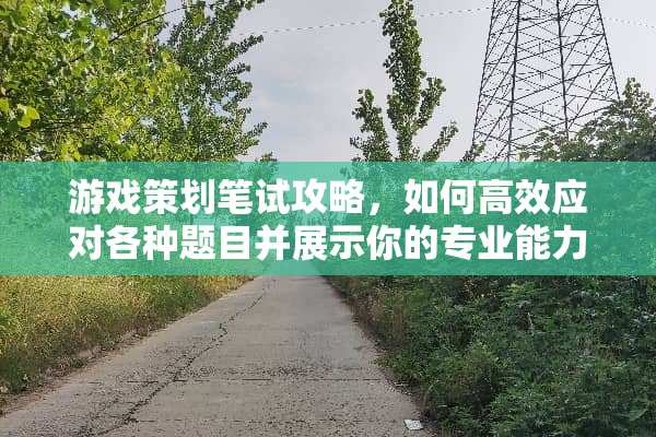 游戏策划笔试攻略，如何高效应对各种题目并展示你的专业能力 游戏策划笔试攻略