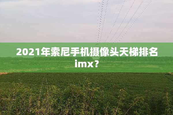 2021年索尼手机**头天梯排名imx？