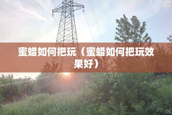 蜜蜡如何把玩（蜜蜡如何把玩效果好）