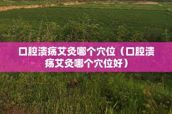 口腔溃疡艾灸哪个*位（口腔溃疡艾灸哪个*位好）