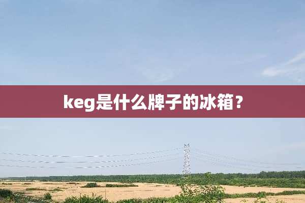 keg是什么牌子的冰箱？