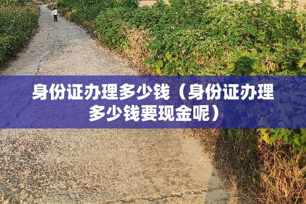 ***办理多少钱（***办理多少钱要现金呢）