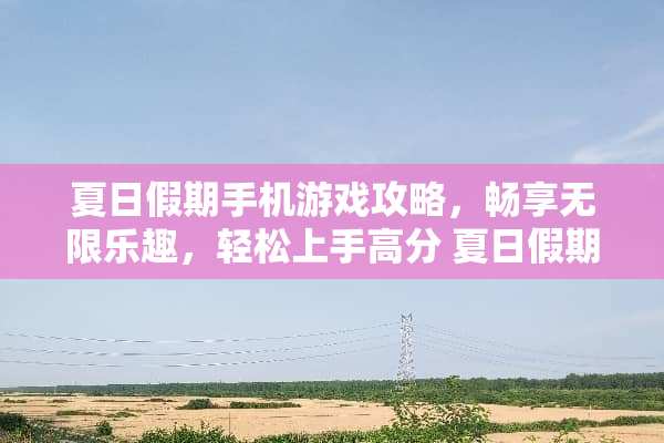 夏日假期手机游戏攻略，畅享无限乐趣，轻松上手高分 夏日假期手机游戏攻略