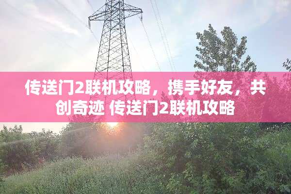 传送门2联机攻略，携手好友，共创奇迹 传送门2联机攻略