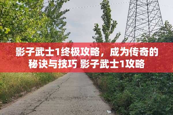 影子武士1终极攻略，成为传奇的秘诀与技巧 影子武士1攻略