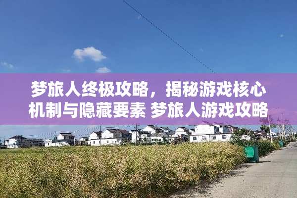 梦旅人终极攻略，揭秘游戏核心机制与隐藏要素 梦旅人游戏攻略