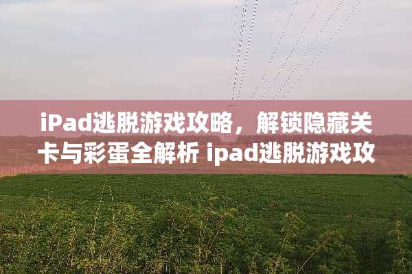 iPad逃脱游戏攻略，解锁隐藏关卡与彩蛋全解析 ipad逃脱游戏攻略