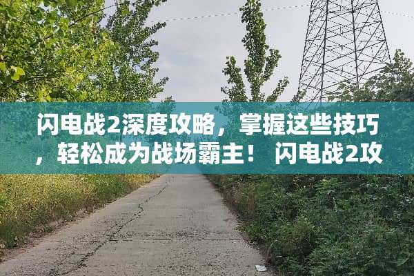 闪电战2深度攻略，掌握这些技巧，轻松成为战场霸主！ 闪电战2攻略