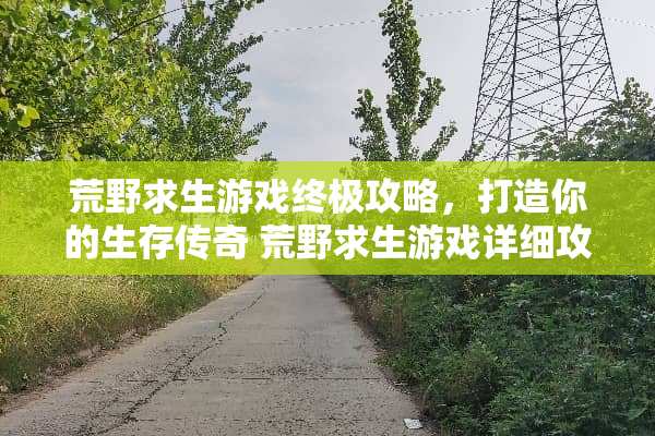 荒野求生游戏终极攻略，打造你的生存传奇 荒野求生游戏详细攻略