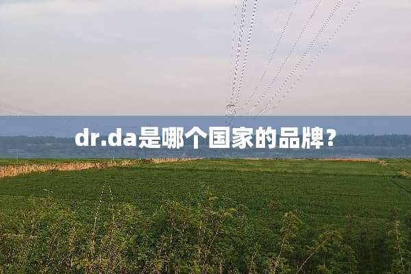 dr.da是哪个国家的品牌？