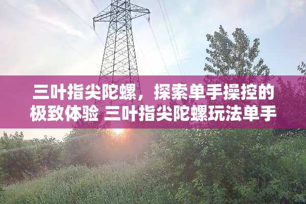 三叶指尖陀螺，探索单手操控的极致体验 三叶指尖陀螺玩法单手