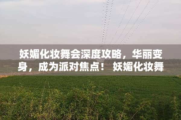 妖媚化妆舞会深度攻略，华丽变身，成为派对焦点！ 妖媚化妆舞会游戏攻略