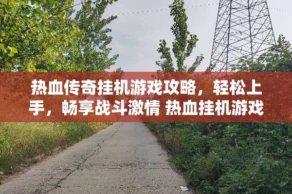 热血传奇挂机游戏攻略，轻松上手，畅享战斗** 热血挂机游戏攻略