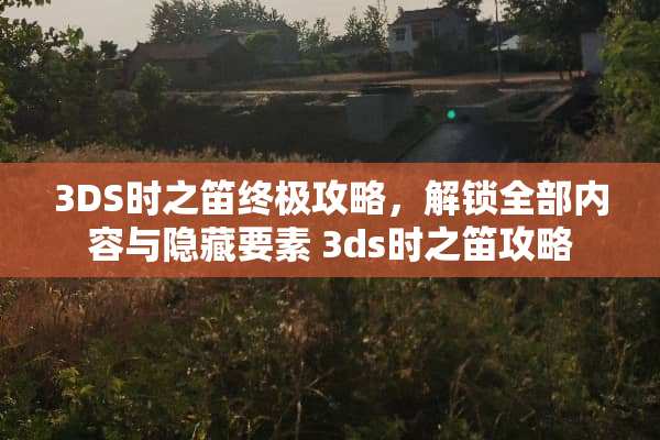 3DS时之笛终极攻略，解锁全部内容与隐藏要素 3ds时之笛攻略