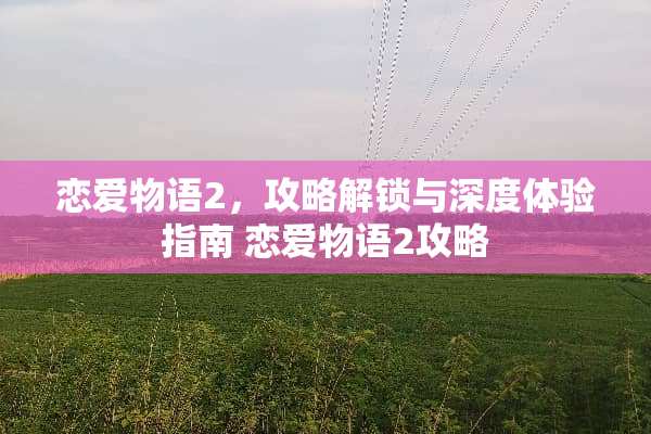 恋爱物语2，攻略解锁与深度体验指南 恋爱物语2攻略