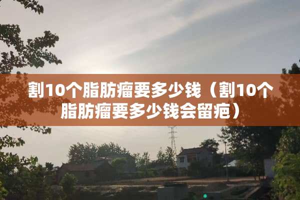 割10个脂肪瘤要多少钱（割10个脂肪瘤要多少钱会留疤）