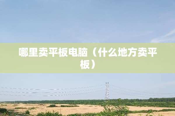哪里卖平板电脑（什么地方卖平板）