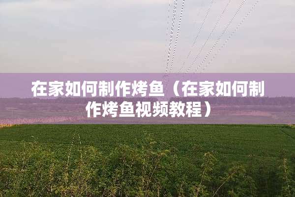 在家如何制作烤鱼（在家如何制作烤鱼视频教程）