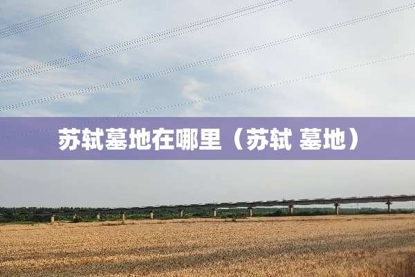 苏轼墓地在哪里（苏轼 墓地）